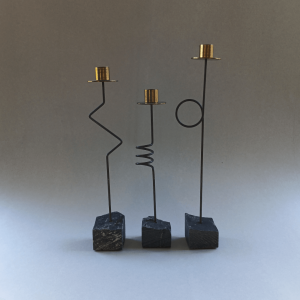 Trio de bougeoirs "Kräsen"  Ikea 1987