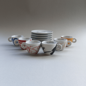 Tasses Illy Collection de M. Paladino 2000