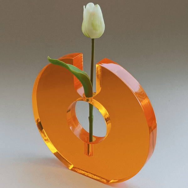 vu avec la fleur de l'autre face