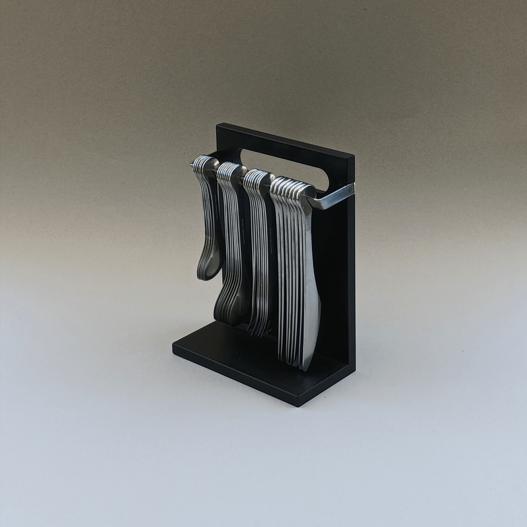Couverts suspendus "Easy" design Poul Pedersen pour Lundtofte années 70