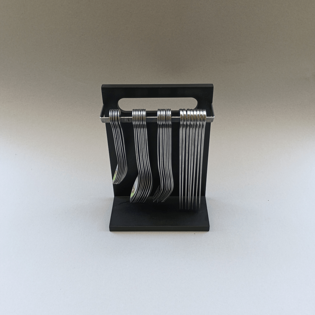 Couverts "Easy" design de Poul Pedersen pour Lundtofte dans les années 70