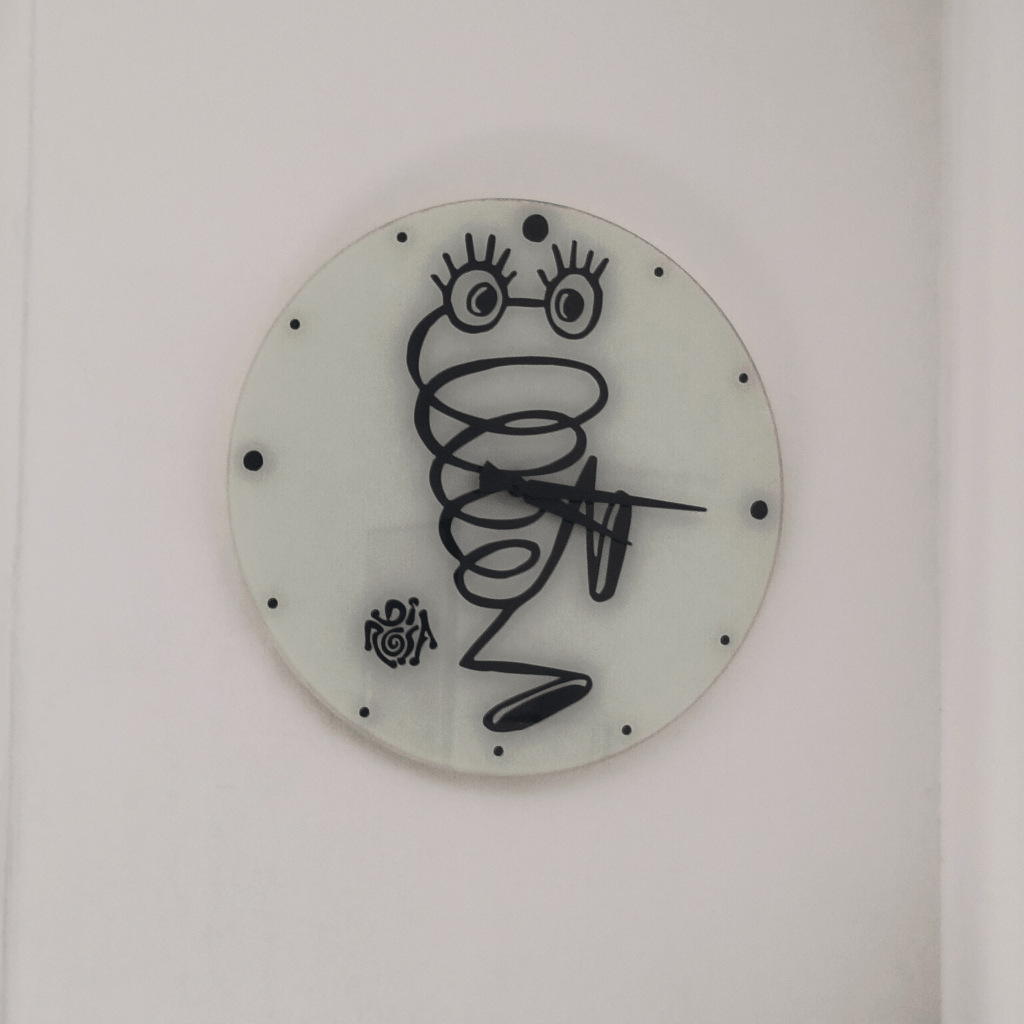 Horloge murale signée Di Rosa des années 80